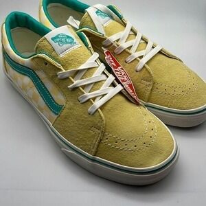 Vans SK8 Low yellow green casual skater sneaker shoes NWB Men 9.5‎ / women 11